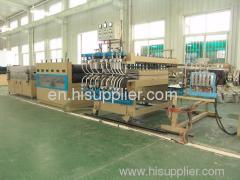 PP corrugated sheet extrusion line