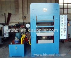 Frame type plate vulcanization