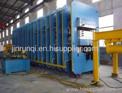 Conveyer rubber belt vulcanizing press