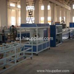 HDPE gas and water pipe extrusion line Description