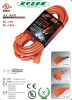 Three outlet UL power electrical cord