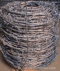 Plastic Coated Barbed Wire