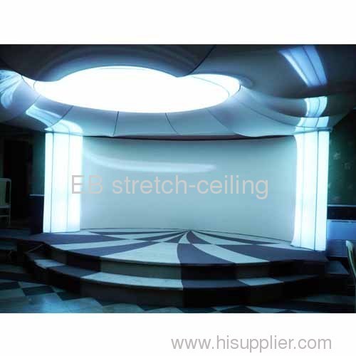 Lighting stretch ceiling