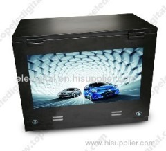22 inch double sided screens lcd digital signage for outdoor gas/petrol station pump