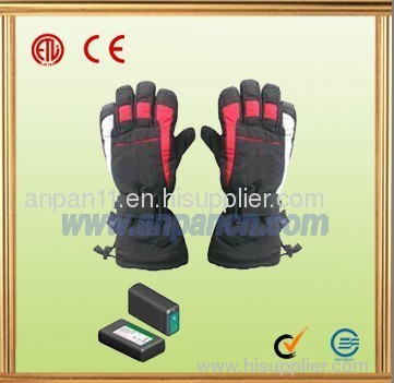 heated ski glove,battery warm glove,heated winter glove