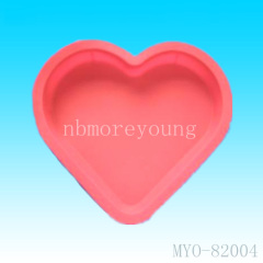 small heart silicone cake mould