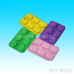 snownman silicone cake mould