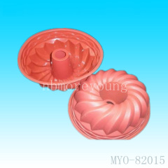 flower shape silicone cake mould