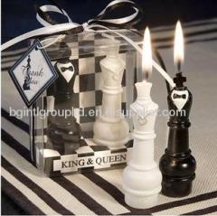 King & Queen Candle wedding favor