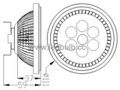 12W AR111 led spotlight