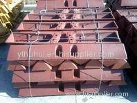 HYUNDAI R290 triangle track shoe(grouser track shoe)