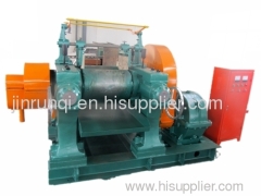 open rubber crushing mill