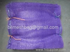 Purple hdpe raschel bag for vegetables