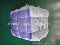 Purple hdpe raschel bag for vegetables