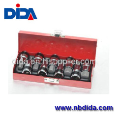 Hexagon head 1/2" Drive Bits Socket Set in red case