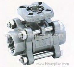 3pc high-platform ball valve