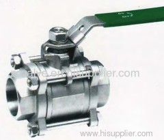 3pc soket weld ball valve