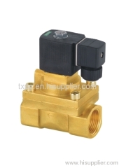 High pressure series solenoid valves