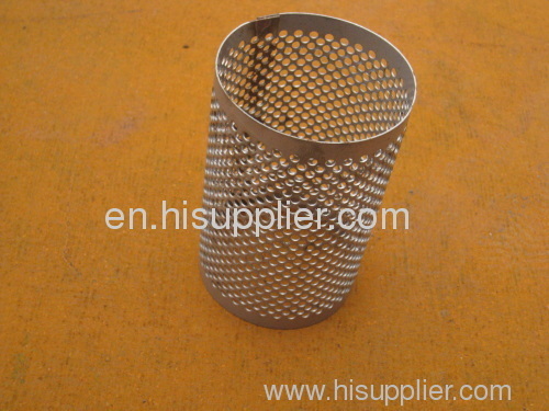 SS Round hole Perforated metal mesh