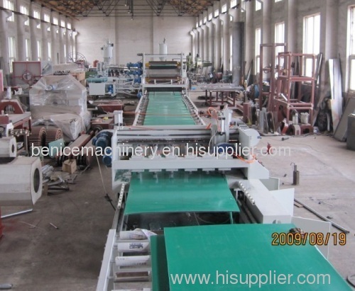 PE board extrusion line