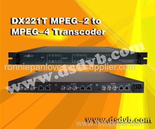 MPEG-2 to MPEG-4 AVC/H.264 SD Transcoder