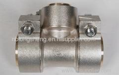 brass clamp fittings of Tee style for PAP pipes