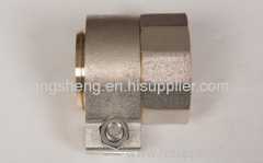 Female straight union clamp brass fittings