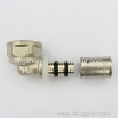 female elbow brass fittings of press styles