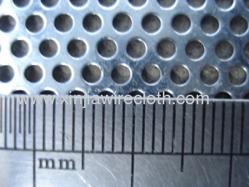 Perforated metal sheet for Cooling counters