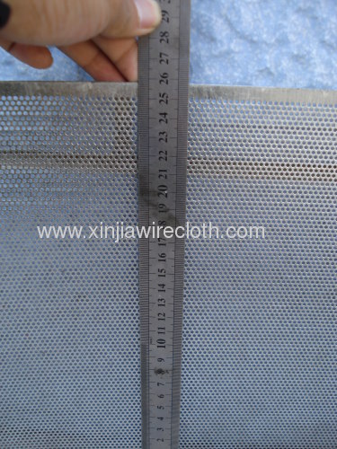 Perforated metal sheet for Steel production industry