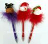 Holiday xmas feather pen