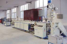 PVC pipe extrusion line in plastic machinery
