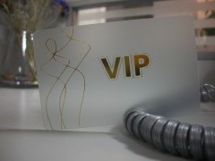 Golden Hot Stamping VIP Card