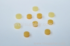 Rubber caps for infusion and transfusion sets