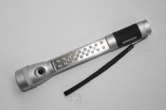 aluminum alloy function work LED flashlight with 3*AAA batteries and magnetic bottom