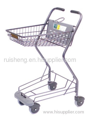 metal grocery store shopping cart