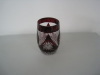 colored glass tumbler