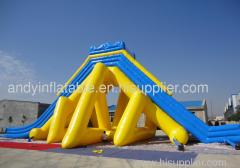 The world biggest Inflatable huge water slide pop in USA