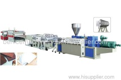 PVC crust foam board production line