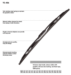 universal wiper blade YS-406