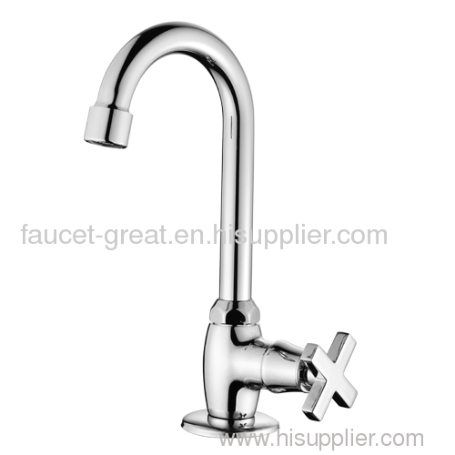 Single cold faucets