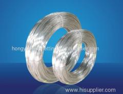 Hot dipped zinc coated steel wire
