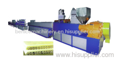 PE multiple-hole pipe production line