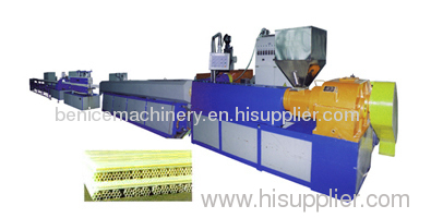 PE multiple-hole pipe production line