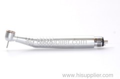 Dental fiber optic air turbine handpiece with CE LED