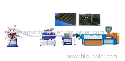 PE Carbon Spiral Reinforcing Pipe Manufacturing Machine