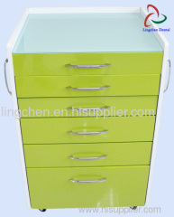 Dental supplier hospital clinic furniture movable cabinet