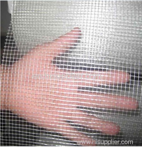 Blue fiberglass mesh