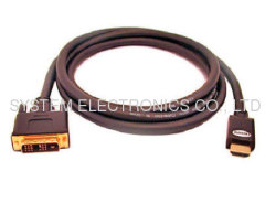 dvi-i to hdmi cable gold plating