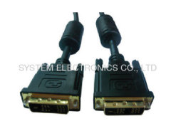 DVI-D single link (18+1) male to dvi-d 18+1 male cable